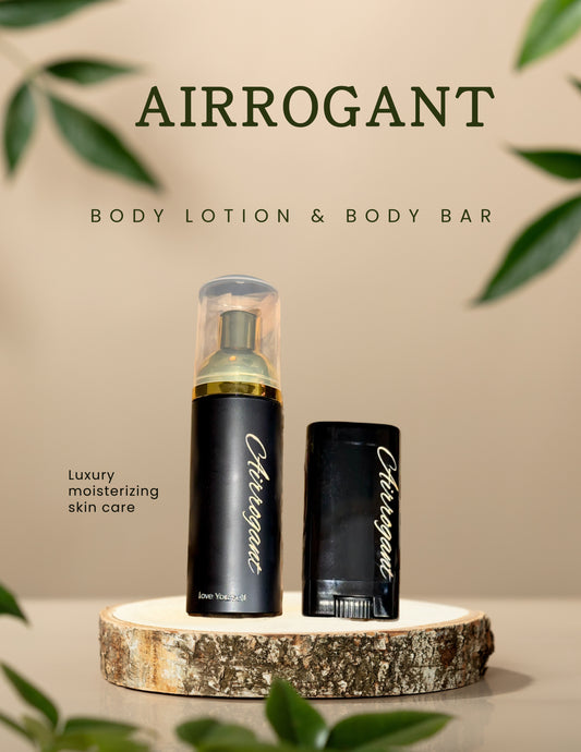 AIRROGANT LOTION and BODY BAR